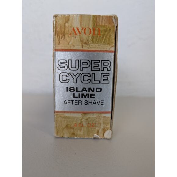 New Avon Super Cycle Island Lime After Shave Cologne Motorcycle Bike Novelty - Picture 5 of 9